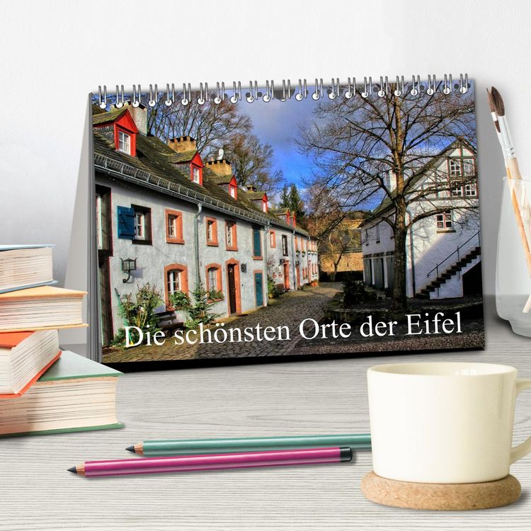 Produktbild: Die sch&ouml;nsten Orte der Eifel (Tischkalender 2026 DIN A5 quer), CALVENDO Monatskalender
