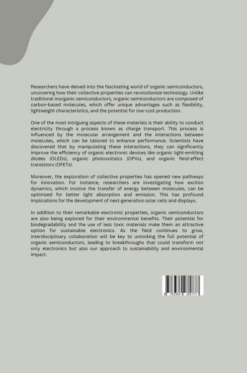 Produktbild: Powering the Future: Tailoring Organic Semiconductors for Efficient Devices