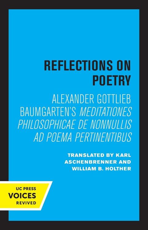 Produktbild: Reflections on Poetry