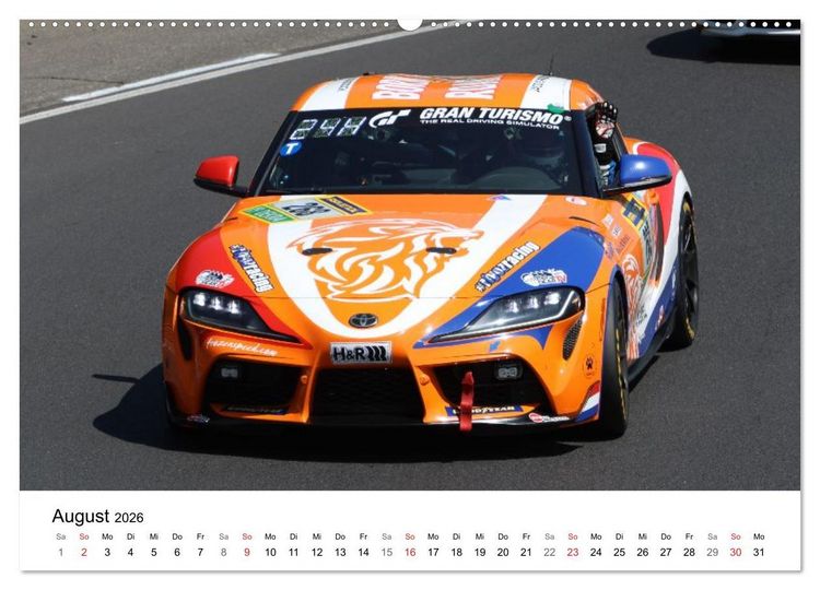 Produktbild: Motorsport in Deutschland (Wandkalender 2026 DIN A2 quer), CALVENDO Monatskalender