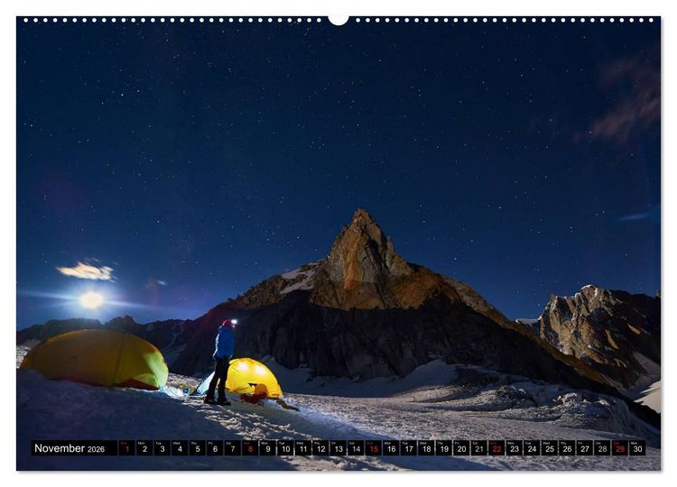 Produktbild: Magical Night Skies (High Quality Premium Wall Calendar 2026 DIN A2 landscape),CALVENDO 12 Month Wall Calendar