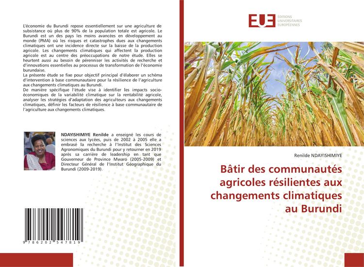 Produktbild: B&acirc;tir des communaut&eacute;s agricoles r&eacute;silientes aux changements climatiques au Burundi