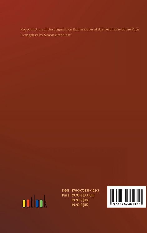 Produktbild: An Examination of the Testimony of the Four Evangelists