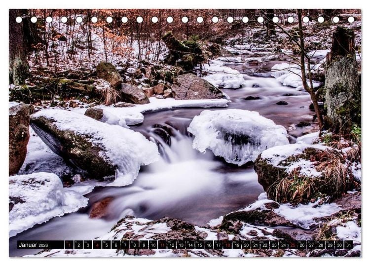 Produktbild: Der Harz einfach magisch (Tischkalender 2026 DIN A5 quer), CALVENDO Monatskalender