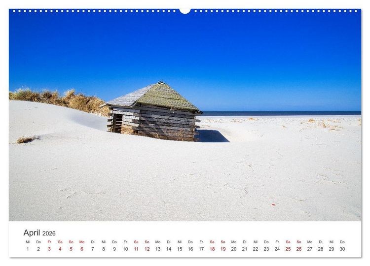 Produktbild: Amrum - Perle der Nordsee (hochwertiger Premium Wandkalender 2026 DIN A2 quer), Kunstdruck in Hochglanz
