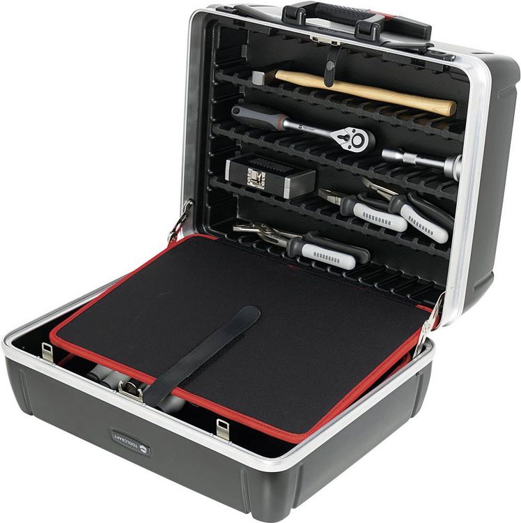 Produktbild: TOOLCRAFT 405401 Universal Werkzeugkoffer unbest&uuml;ckt (L x B x H) 505 x 440 x 280mm