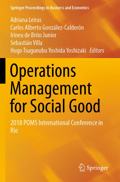 Produktbild: Operations Management for Social Good