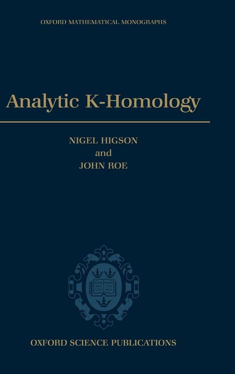 Produktbild: Analytic K-Homology