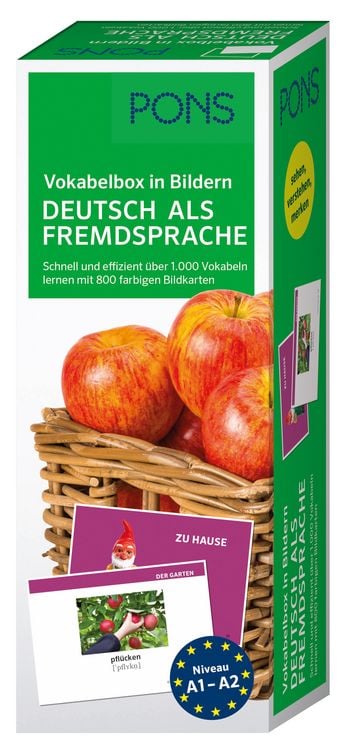 Produktbild: PONS Vokabelbox in Bildern Deutsch als Fremdsprache