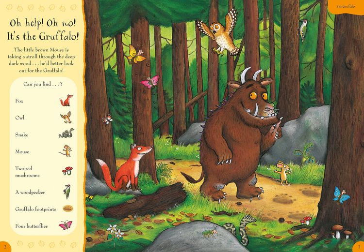 Produktbild: The Gruffalo and Friends Search and Find