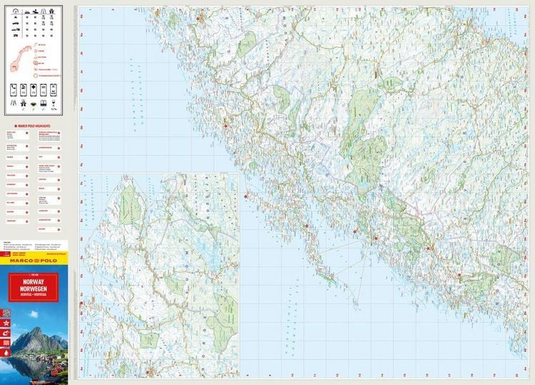 Produktbild: MARCO POLO Reisekarte Norwegen 1:900.000