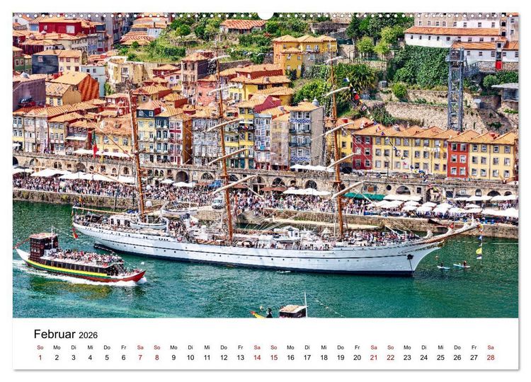 Produktbild: Porto und Gaia - Ausblicke und Einsichten (Wandkalender 2026 DIN A2 quer), CALVENDO Monatskalender