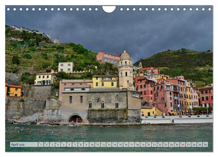 Produktbild: SCHMUCKST&Uuml;CKE der CINQUE TERRE (Wandkalender 2026 DIN A4 quer), CALVENDO Monatskalender