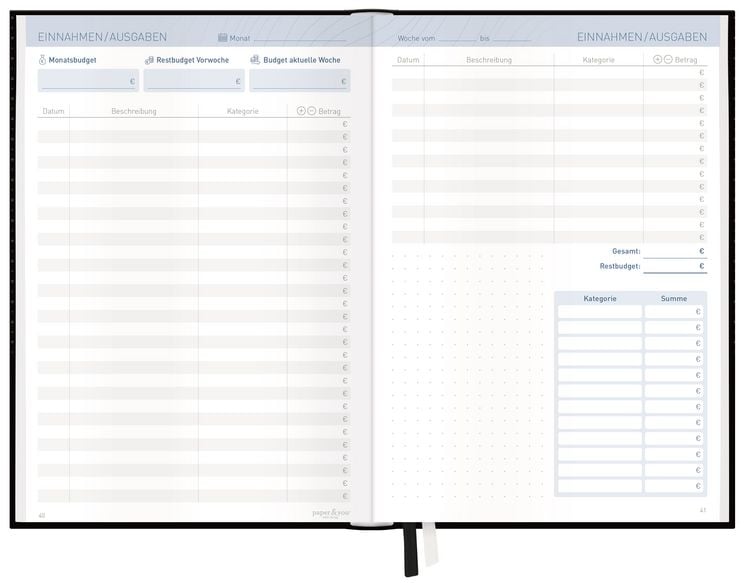 Produktbild: Finanzplaner A5+