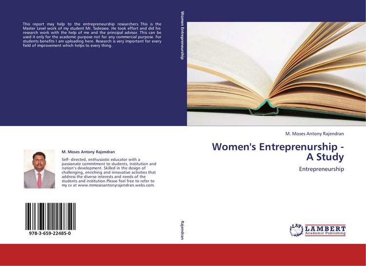 Produktbild: Women's Entreprenurship - A Study