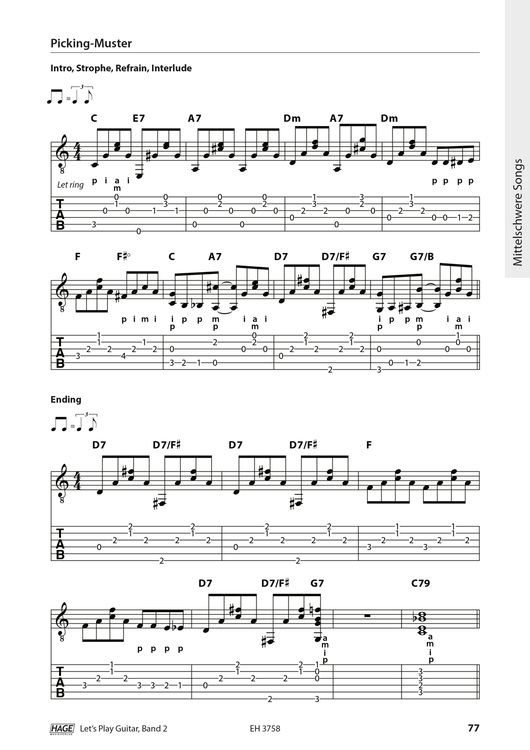 Produktbild: Let's Play Guitar - Band 2 mit 2 CDs und QR-Codes