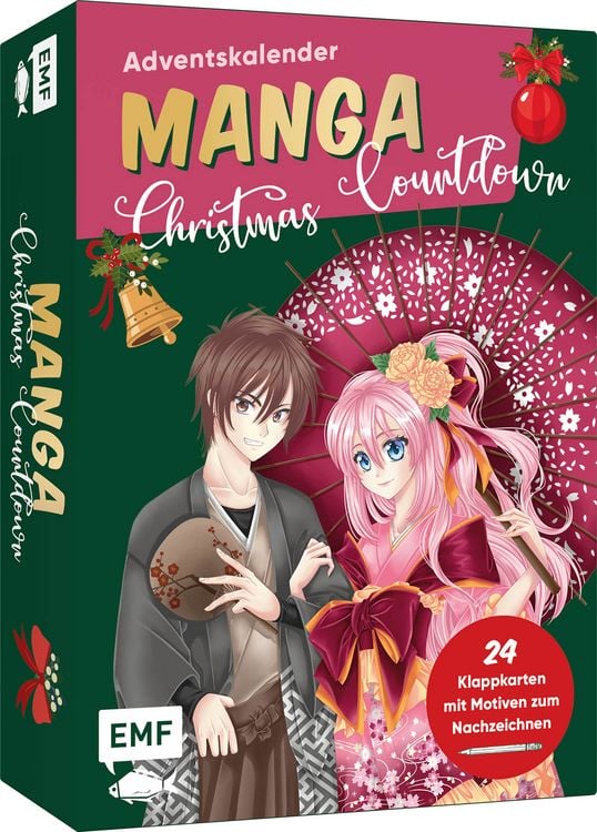 Produktbild: Adventskalender-Kartenset: Manga Christmas Countdown