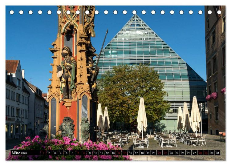 Produktbild: Ulm (Tischkalender 2026 DIN A5 quer), CALVENDO Monatskalender