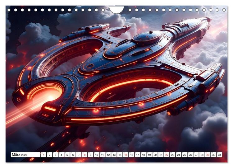 Produktbild: Welten aus Licht (Wandkalender 2026 DIN A4 quer), CALVENDO Monatskalender