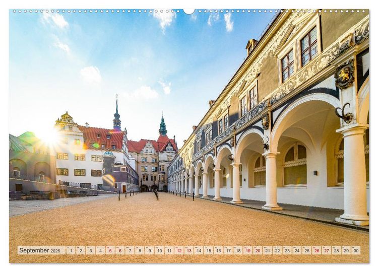Produktbild: Dresden - zeitlose Sch&ouml;nheit (hochwertiger Premium Wandkalender 2026 DIN A2 quer), Kunstdruck in Hochglanz