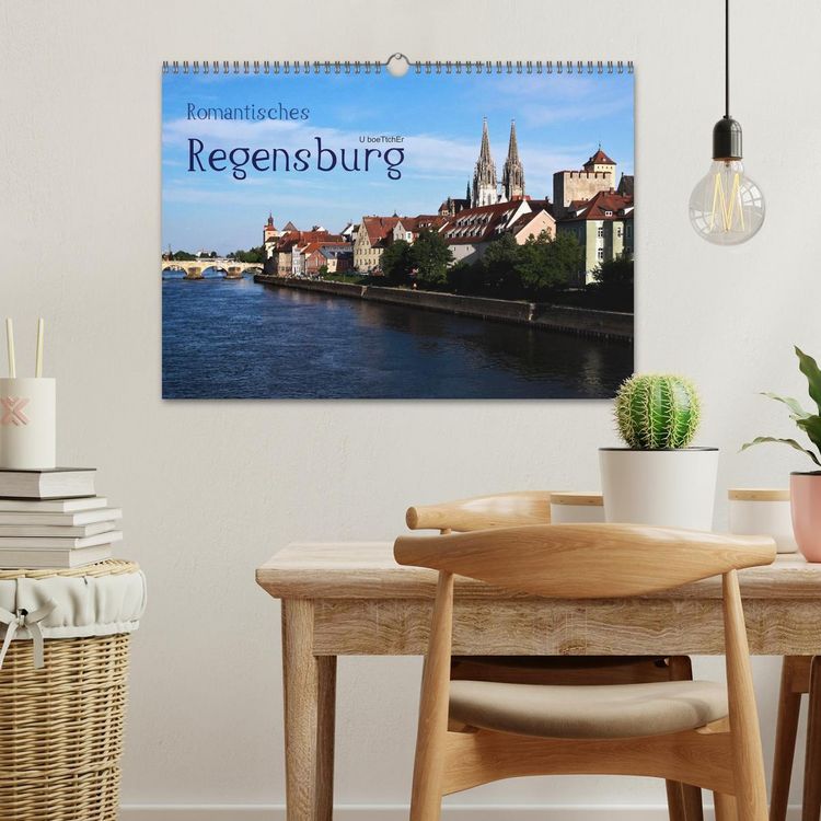 Produktbild: Romantisches Regensburg (Wandkalender 2026 DIN A3 quer), CALVENDO Monatskalender