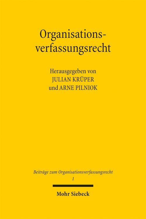 Produktbild: Organisationsverfassungsrecht