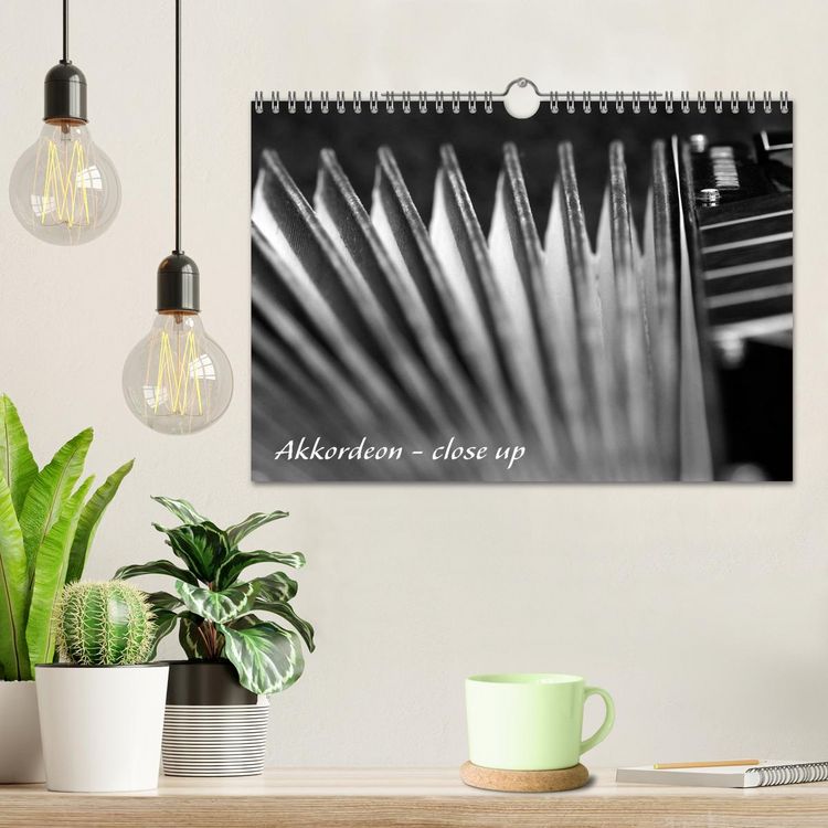Produktbild: Akkordeon - close up (Wandkalender 2026 DIN A4 quer), CALVENDO Monatskalender