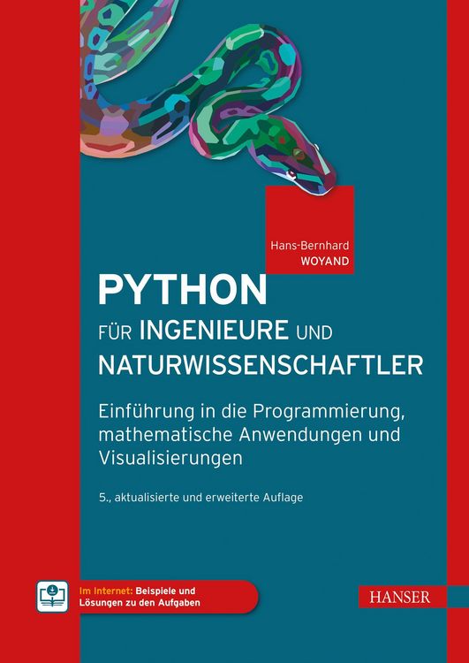 Produktbild: Python f&uuml;r Ingenieure und Naturwissenschaftler