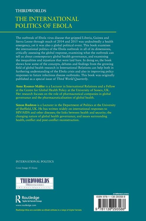 Produktbild: The International Politics of Ebola
