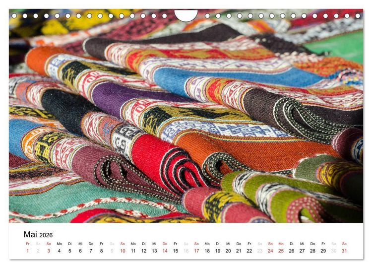 Produktbild: Peru - Land der Inkas und Alpakas (Wandkalender 2026 DIN A4 quer), CALVENDO Monatskalender