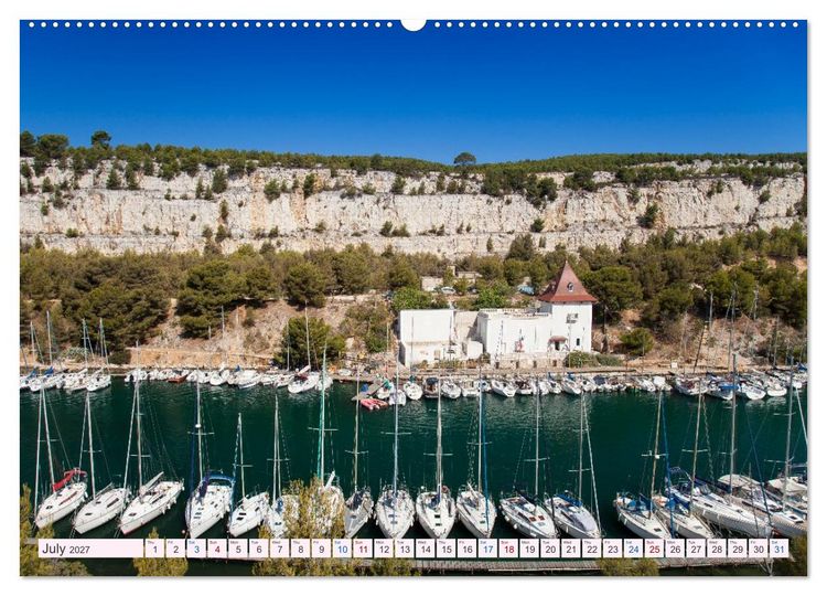 Produktbild: C&ocirc;te d'Azur Highlights on the French Mediterranean Coast (High Quality Premium Wall Calendar 2027 DIN A2 landscape),CALVENDO 12 Month Wall Calendar