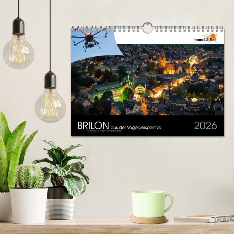 Produktbild: Brilon aus der Vogelperspektive (Wandkalender 2026 DIN A4 quer), CALVENDO Monatskalender