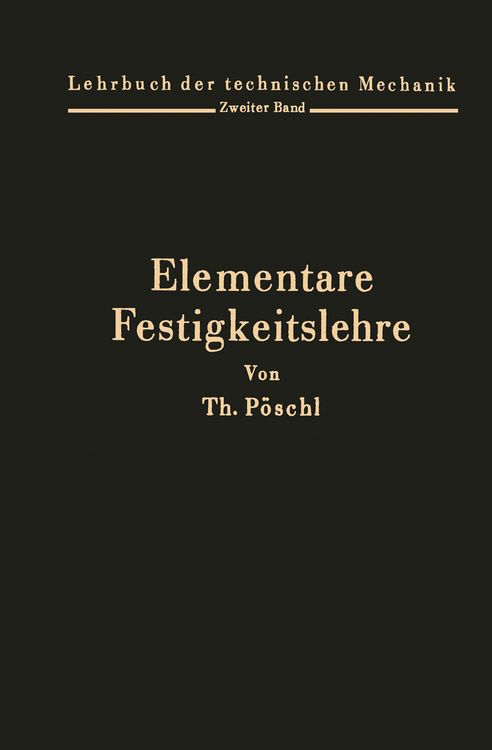 Produktbild: Elementare Festigkeitslehre
