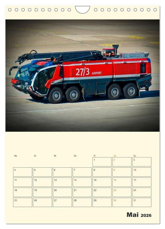 Produktbild: Feuerwehr - der Kalender (Wandkalender 2026 DIN A4 hoch), CALVENDO Monatskalender