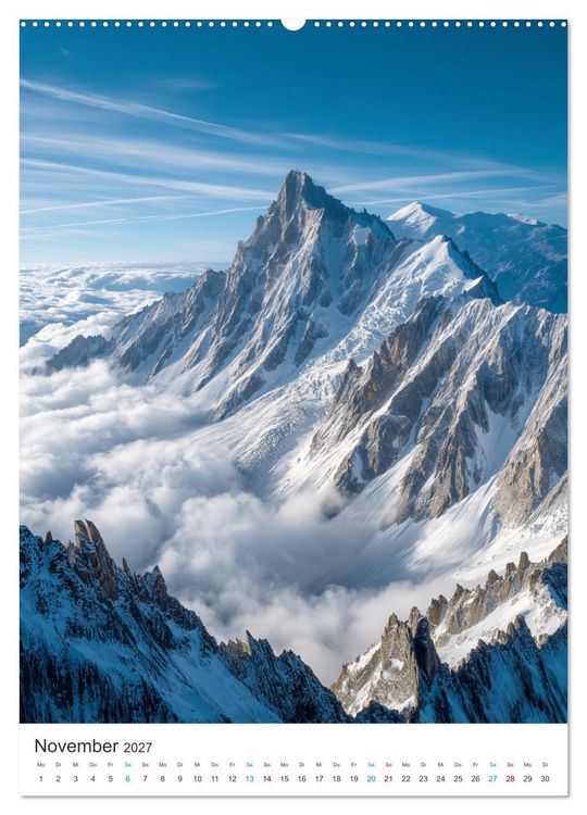 Produktbild: Berge im Wandel (Wandkalender 2027 DIN A2 hoch), CALVENDO Monatskalender
