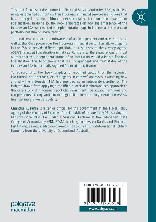 Produktbild: The Rise of the Indonesian Financial Service Authority
