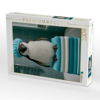 Produktbild: CALVENDO Puzzle Pinguin Cool | 1000 Teile Lege-Gr&ouml;&szlig;e 64x48cm Foto-Puzzle f&uuml;r gl&uuml;ckliche Stunden