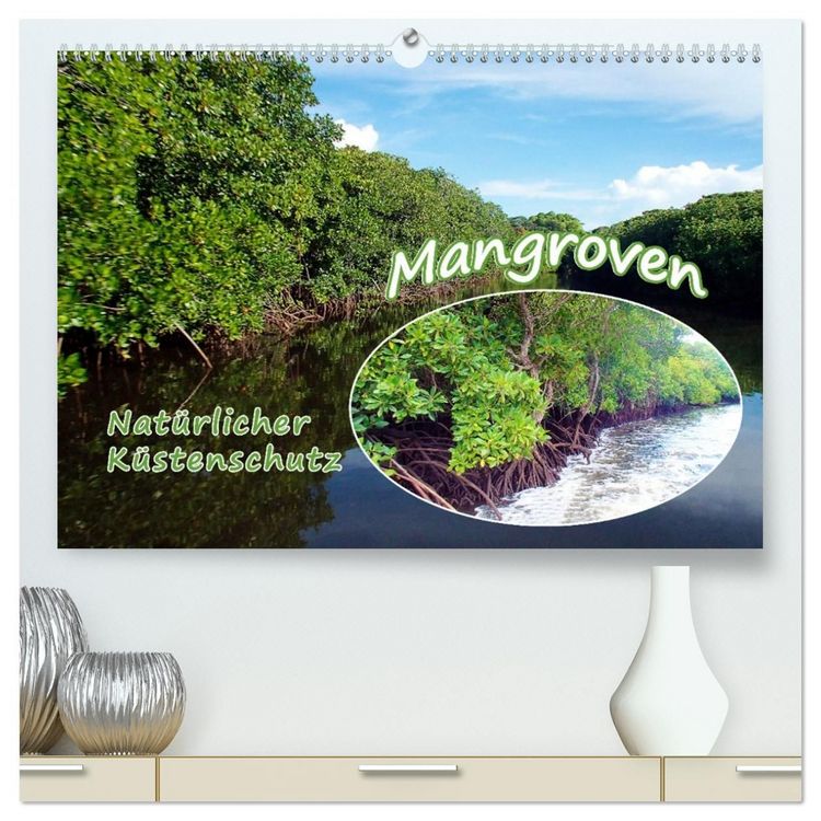 Produktbild: Mangroven - Nat&uuml;rlicher K&uuml;stenschutz (hochwertiger Premium Wandkalender 2027 DIN A2 quer), Kunstdruck in Hochglanz