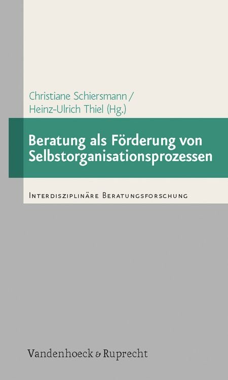 Produktbild: Beratung als Förderung von Selbstorganisationsprozessen