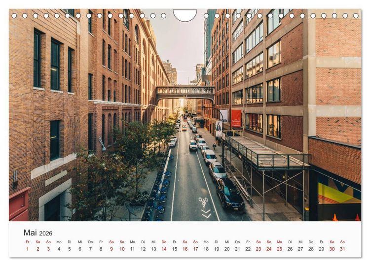 Produktbild: New York - Eine Weltstadt (Wandkalender 2026 DIN A4 quer), CALVENDO Monatskalender