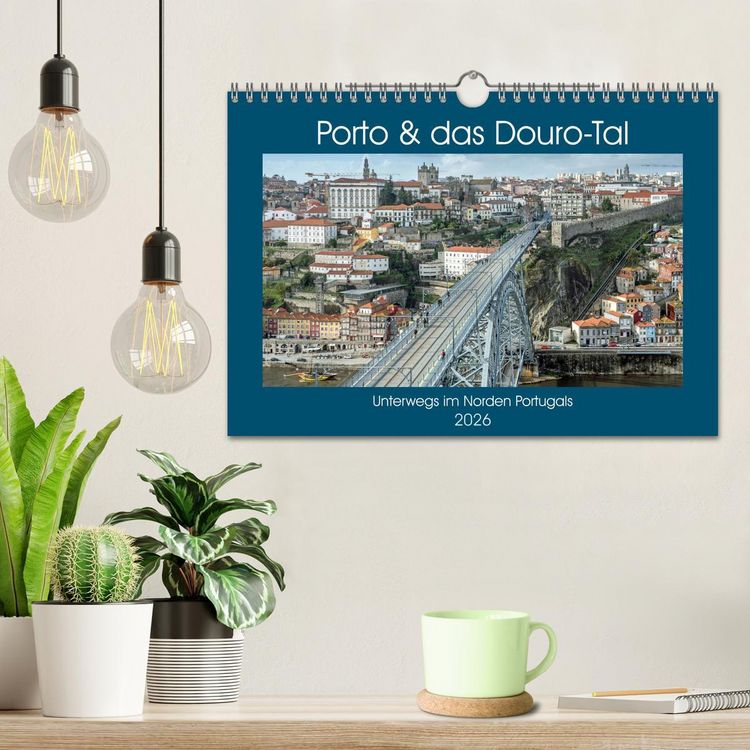 Produktbild: Porto & das Douro-Tal (Wandkalender 2026 DIN A4 quer), CALVENDO Monatskalender