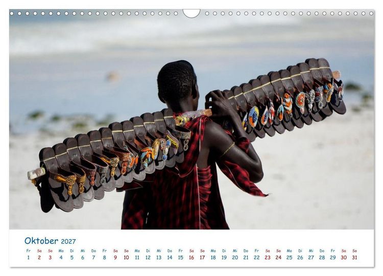Produktbild: Traumziele weltweit &ndash; Inselleben auf Sansibar (Wandkalender 2027 DIN A3 quer), CALVENDO Monatskalender