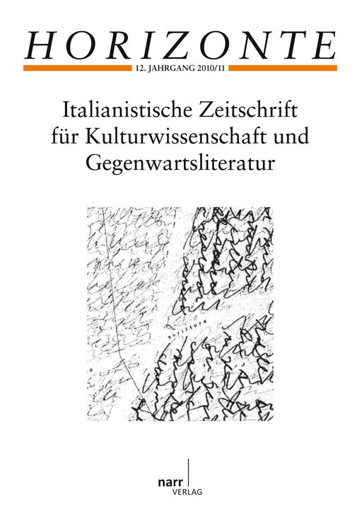 Produktbild: Horizonte. Italianistische Zeitschrift f&uuml;r Kulturwissenschaft und Gegenwartsliteratur
