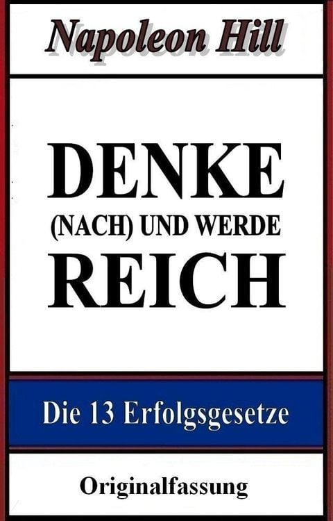 Produktbild: Denke (nach) und werde reich