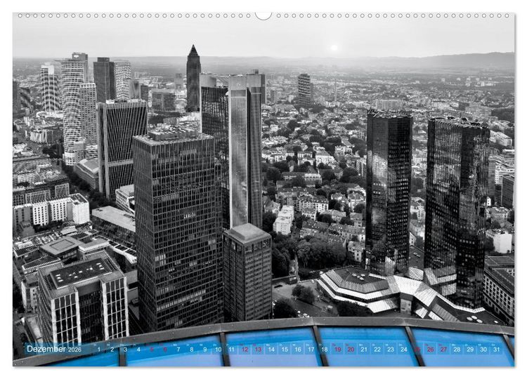 Produktbild: MAINHATTEN architektur kunst (hochwertiger Premium Wandkalender 2026 DIN A2 quer), Kunstdruck in Hochglanz