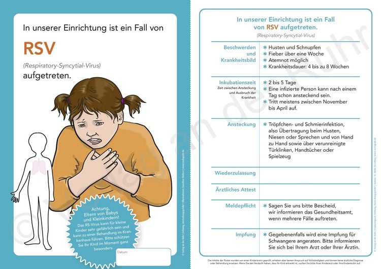Produktbild: Erg&auml;nzungsset: Achtung, Ansteckungsgefahr! &ndash; 8 weitere Aush&auml;nge und Merkbl&auml;tter zu &uuml;bertragbaren Krankheiten