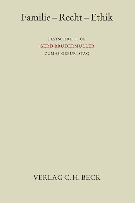Produktbild: Familie - Recht - Ethik