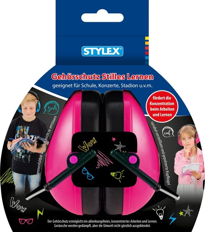 Produktbild: Geh&ouml;rschutz, Stilles Lernen, pink