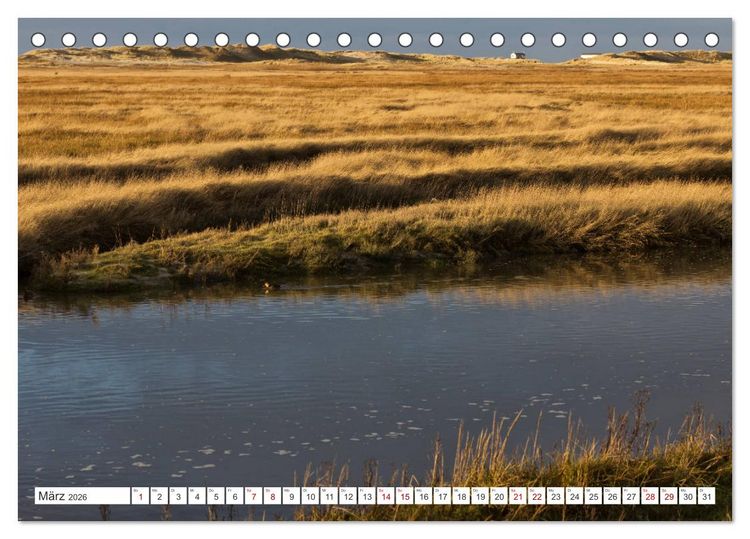 Produktbild: ST. PETER ORDING Strand und Meer (Tischkalender 2026 DIN A5 quer), CALVENDO Monatskalender