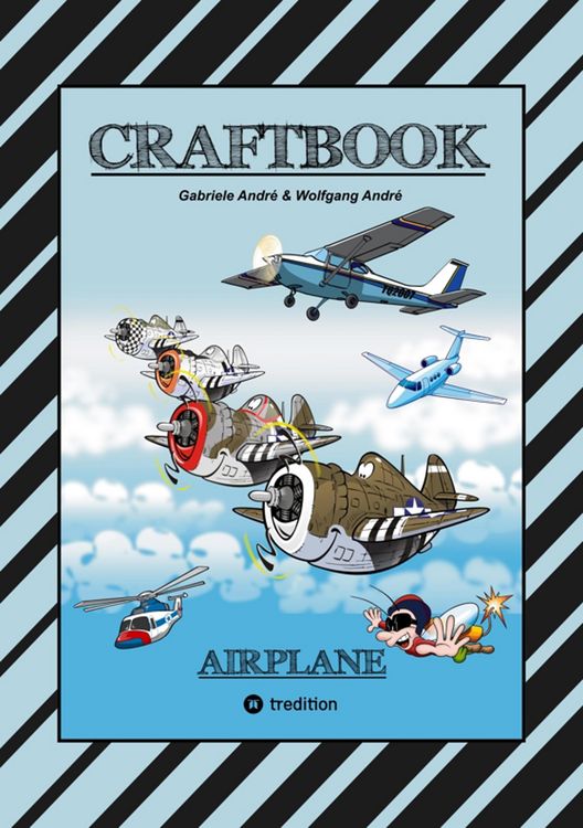 Produktbild: Craftbook - 100 Tolle Motive der Luftfahrt - Kreativ Lernen und Malen - R&auml;tsel - Spiele - Aufgaben - Flugzeuge